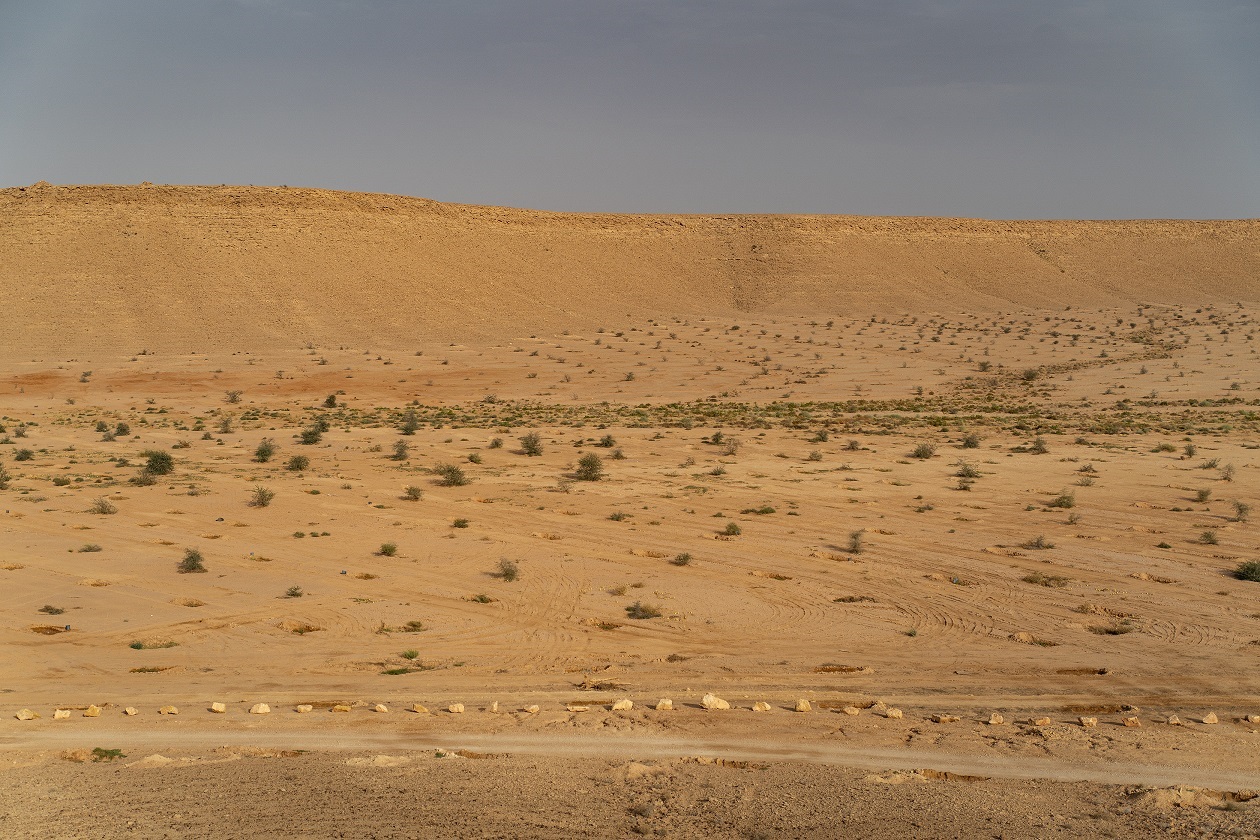 Thadiq National park restoration site north of Riyadh