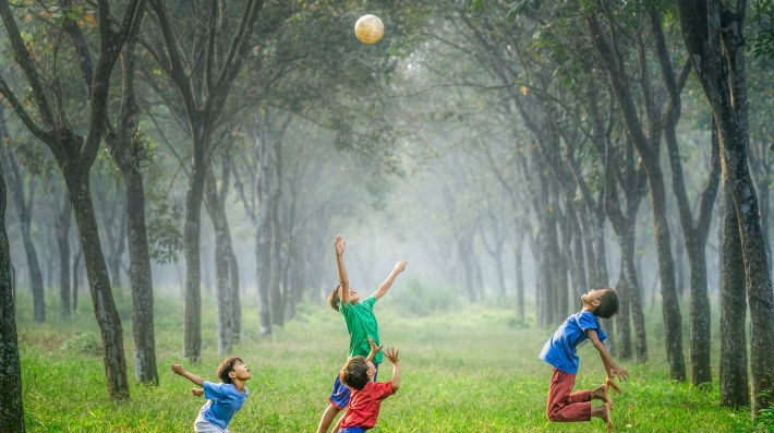 Children playing